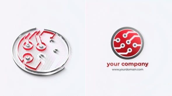 Videohive Corporate Logo - Shiny Business Logo Reveal Logo Stings template preview
