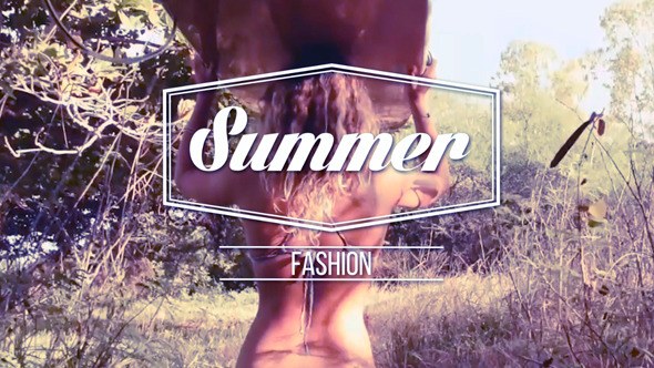 Summer Video Displays template preview