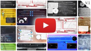 YouTube End Screens Builder Video Displays template preview