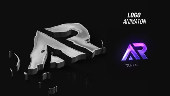 Splash Logo Premiere Pro template preview