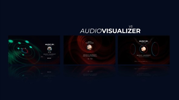 Videohive Audio Visualizer 0.5 Video Displays template preview