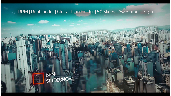 Videohive Titles BPM Slideshow Video Displays template preview