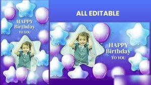 Videohive Birthday Slideshow 55946529 Openers template preview