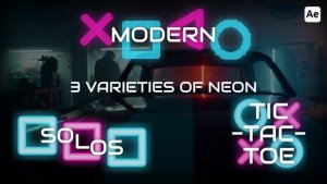 Videohive Neon Titles | AE Titles template preview