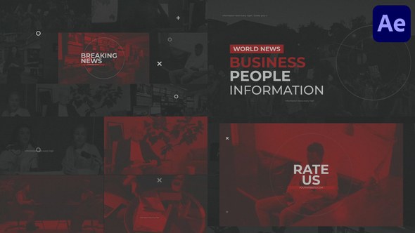 Videohive Breaking News for After Effects Openers template preview