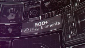 HUD Motion Graphics Package Video Displays template preview