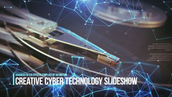 Videohive Creative Cyber Technology Slideshow Video Displays template preview