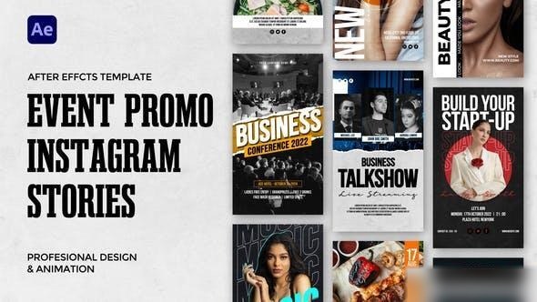 Videohive Event Promo Instagram Stories Reels - Social Media Openers template preview