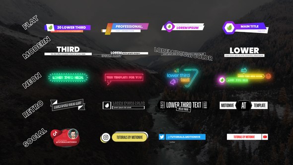 Videohive Lower Third 45764478 Elements template preview