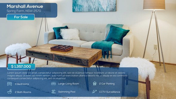 Videohive Clean Real Estate Slideshow Product Promo template preview