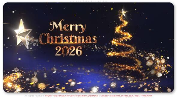 Videohive Christmas Intro 60892133 Openers template preview