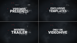 Videohive Cinematic Action Trailer // Glitchy Trailer Titles template preview