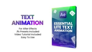 Videohive Text Animation Presets for After Effects Titles template preview