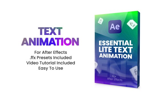 Videohive Text Animation Presets for After Effects Titles template preview