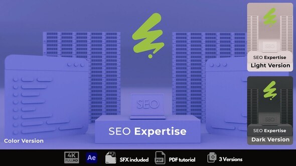 Videohive SEO Experts Intro Logo Stings template preview