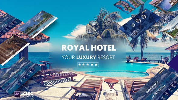 Videohive Royal Hotel Presentation - After Effects Templates Video Displays template preview