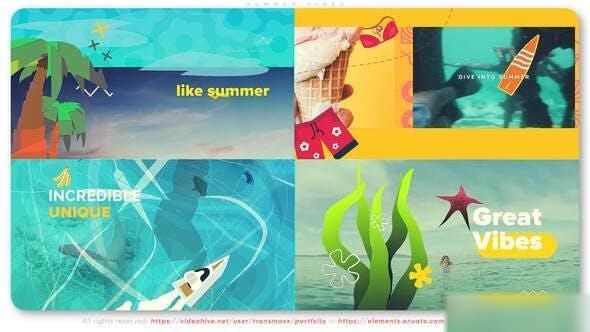 Videohive Summer Blog Intro 31933062 Openers template preview