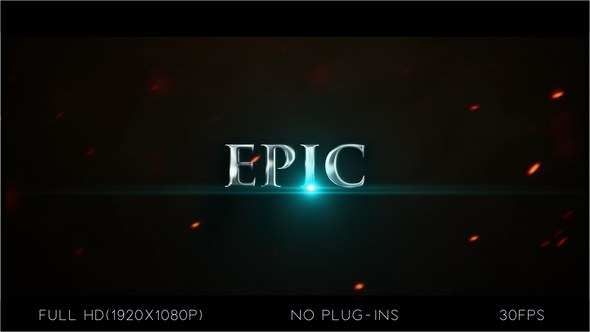 Videohive Epic Titles Trailer Titles template preview