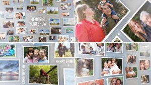 Videohive 3D Photos Slideshow Video Displays template preview