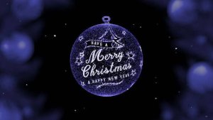 Videohive Christmas Balls with Badge Titles template preview