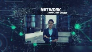 Videohive Network Connection Opener Openers template preview