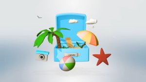 Videohive Tropical Travel Logo Logo Stings template preview