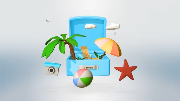 Videohive Tropical Travel Logo Logo Stings template preview