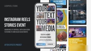 Videohive Instagram Vertical Reels Openers template preview