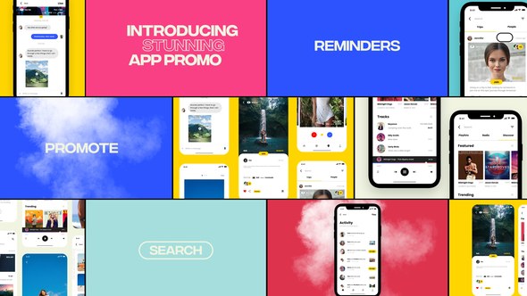Videohive Colorful App Promo 32119053 Product Promo template preview