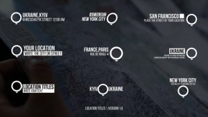 Videohive Location Titles | After Effects 48334451 Titles template preview