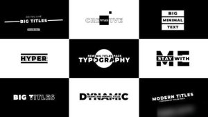 Videohive Big Titles 2.0 | After Effects 39655261 Titles template preview