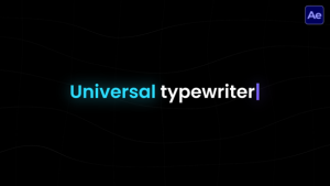 Videohive Universal Typewriter  AE Titles template preview