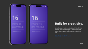 Videohive Phone 16 App Presentation Mockup Product Promo template preview