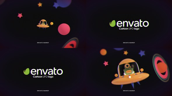 Videohive UFO Logo Logo Stings template preview