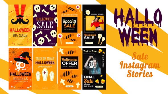 Videohive Halloween Sales Product Promo template preview