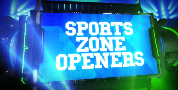 Videohive Sports Zone Openers Openers template preview