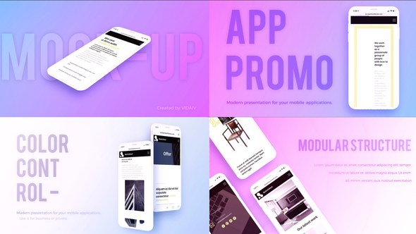 Videohive Phone Mock-up App Promo Product Promo template preview