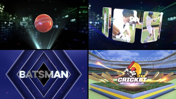 Videohive Cricket Bumper 2 Logo Stings template preview