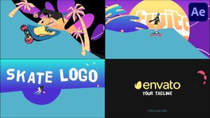 Videohive Skate Logo Opener for After Effects Logo Stings template preview