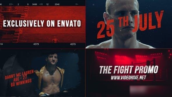 Videohive Fight Promo Openers template preview