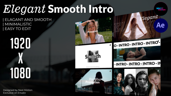 Videohive Elegant Smooth Intro Openers template preview