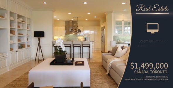 Videohive Real Estate Promo 19405159 Video Displays template preview