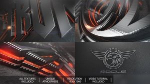 Videohive Epic Silver Logo Reveal Logo Stings template preview