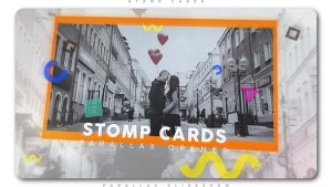 Videohive Stomp Cards Parallax Opener Openers template preview
