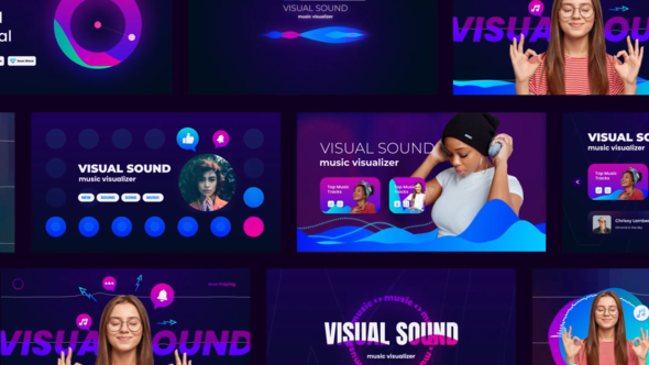 Videohive Music & Sound Visualizer Product Promo template preview