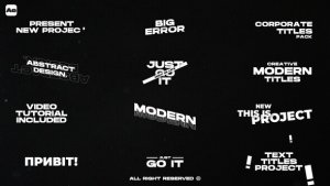 Videohive Text Titles 54463465 Titles template preview