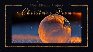 Merry Christmas Promo Video Displays template preview