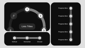 Videohive Step Bars Infographics template preview