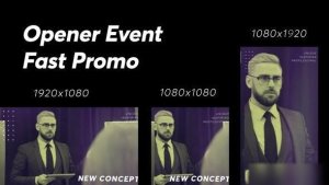 Videohive Short Event Promo Openers template preview