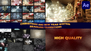 Videohive Christmas And New Year Winter Seamless Transitions for After Effects Elements template preview